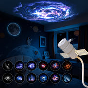 360° Rotating USB Galaxy Star Projector